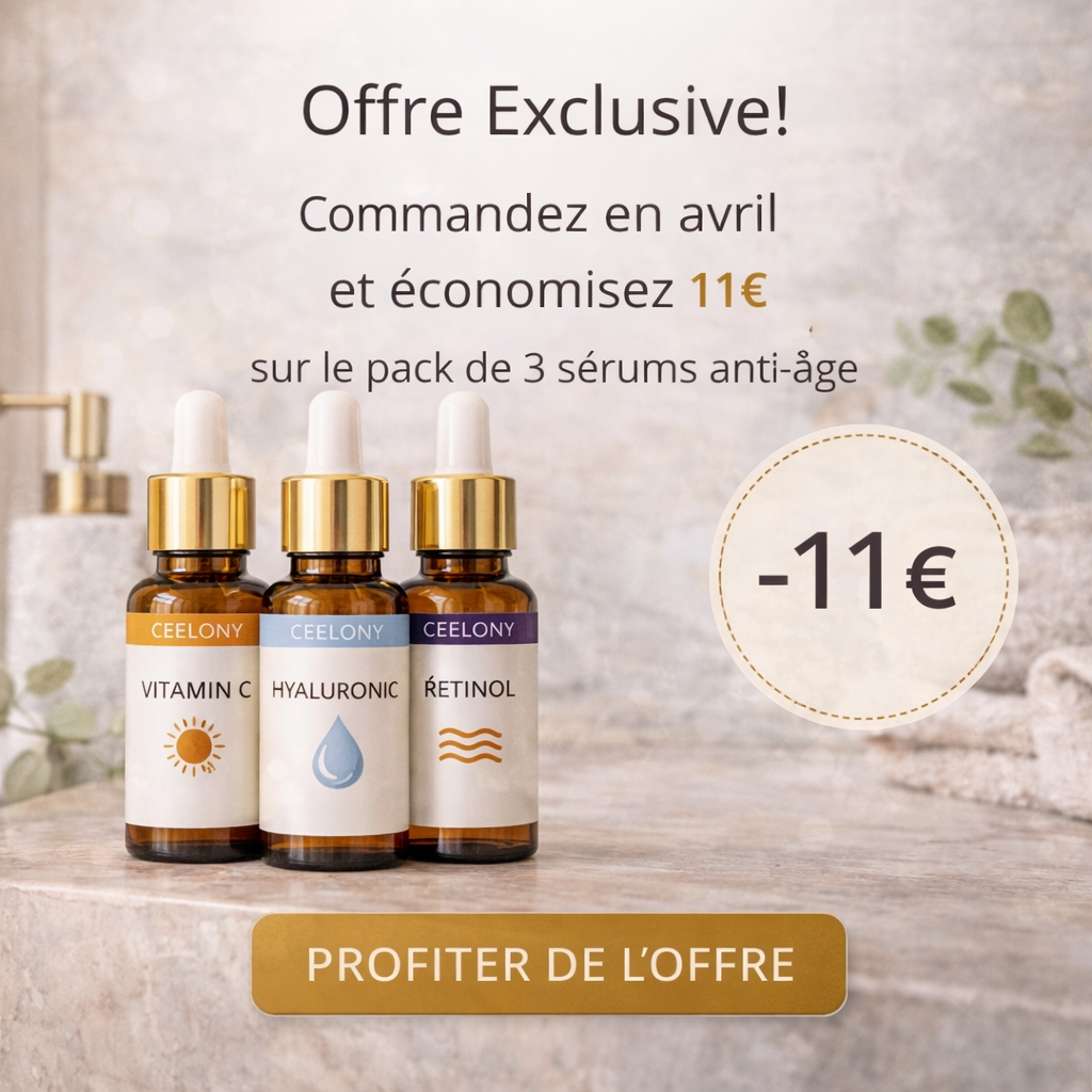 HISENRAIN Sérum Vitamine C + Rétinol + Acide Hyaluronique