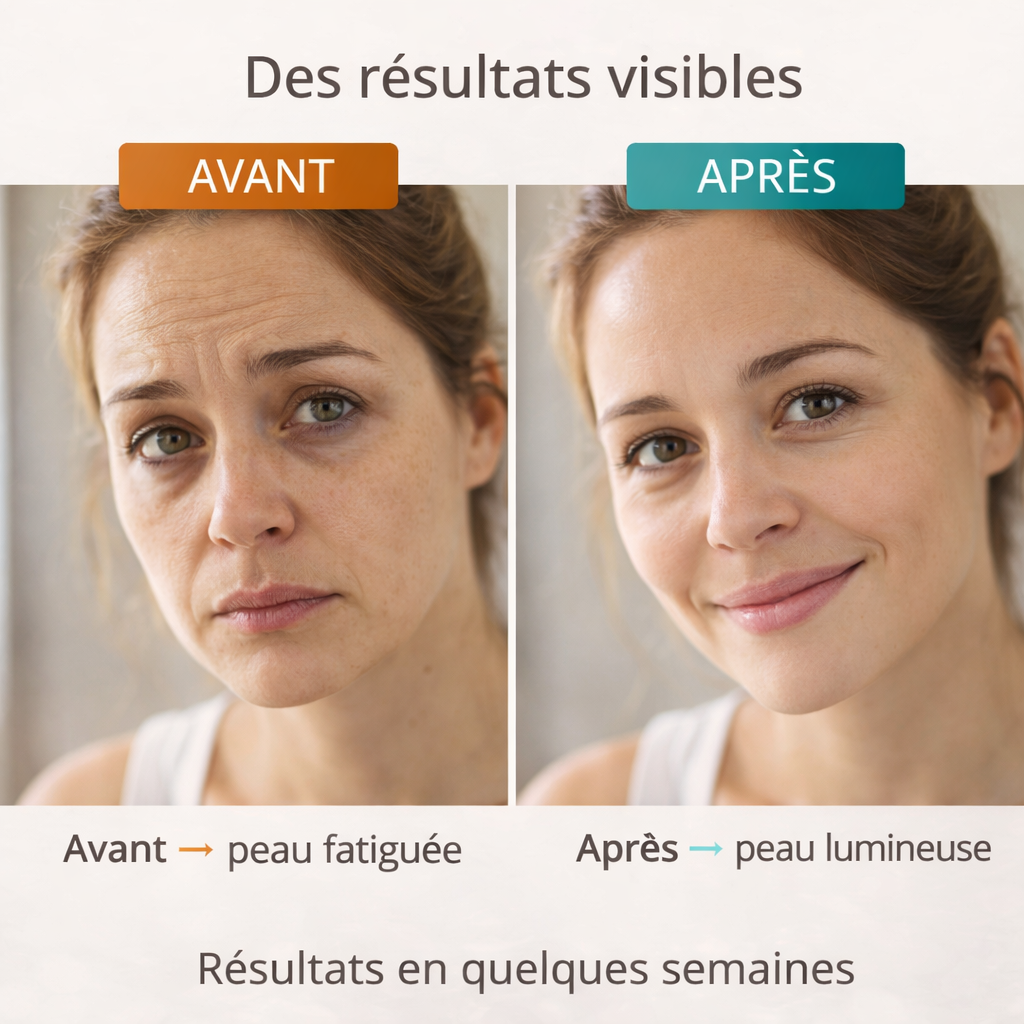 HISENRAIN Sérum Vitamine C + Rétinol + Acide Hyaluronique