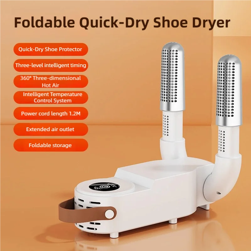 TINSOL nouveau sèche-chaussures pliable à écran tactile chauffage rapide stérilisation chauffage chaussettes sèche-chaussures désodorisant à l'air chaud déshumidificateur