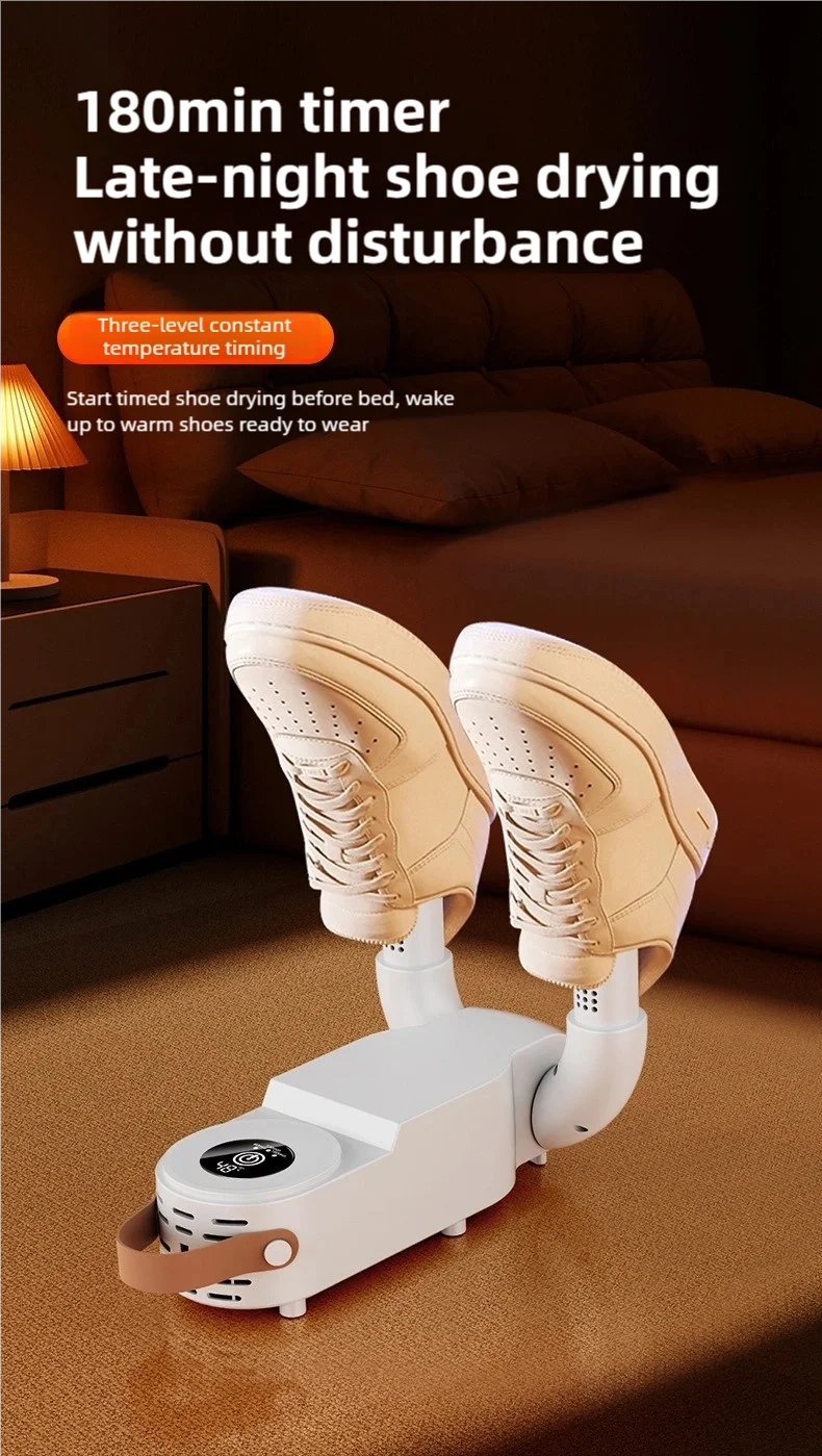 TINSOL nouveau sèche-chaussures pliable à écran tactile chauffage rapide stérilisation chauffage chaussettes sèche-chaussures désodorisant à l'air chaud déshumidificateur